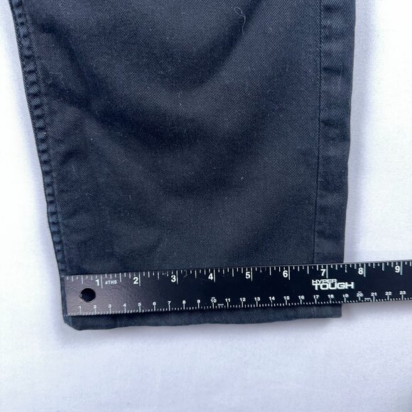 Hudson Slim Straight Leg Jeans Women's Size 32 Mid Rise Dark Wash Black - Picture 10 of 12